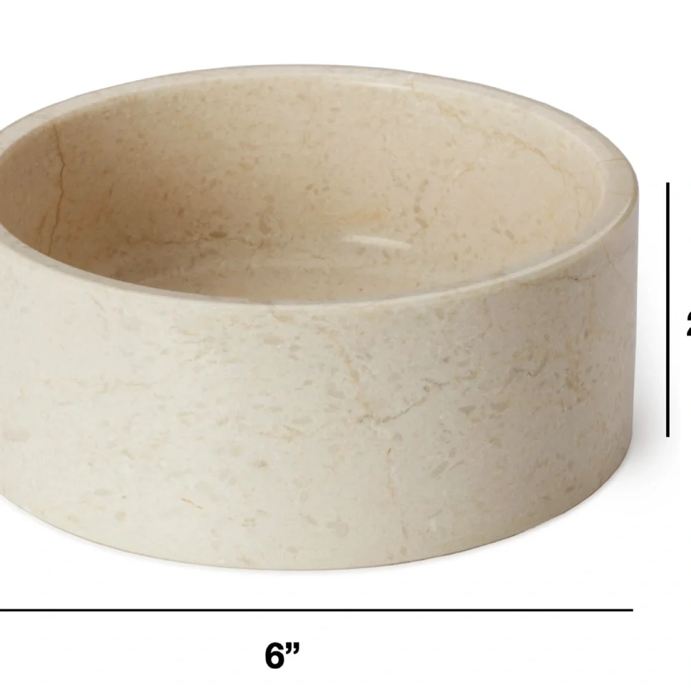 ame gemella marble pet bowl (small to medium size pets)